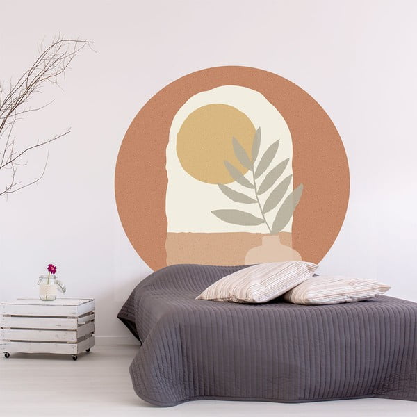 Stenska nalepka 120x120 cm Sunrise and Olive Branch - Ambiance-image-4