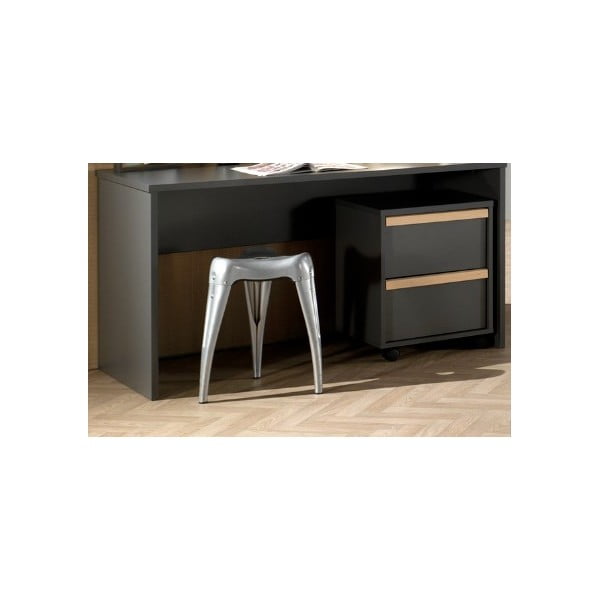 Temno siva otroška omarica 48x60 cm London – Vipack-image-2