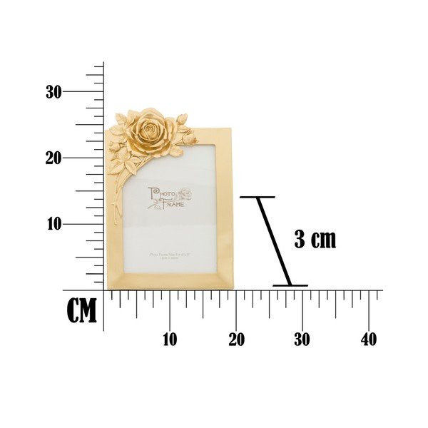 Rumeni okvir za fotografije v okvirju iz smole Mauro Ferretti Glam Rose, 15 x 20 cm-image-3