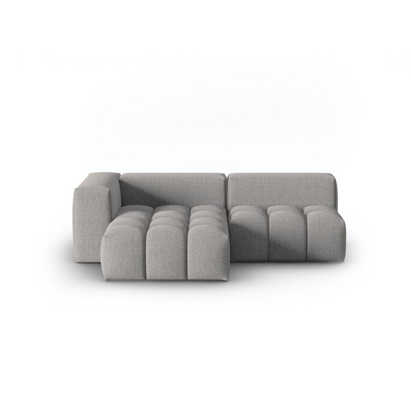 Siva kotna sedežna garnitura (levi kot/z ležalnikom) Verona – Cosmopolitan Design-image-3