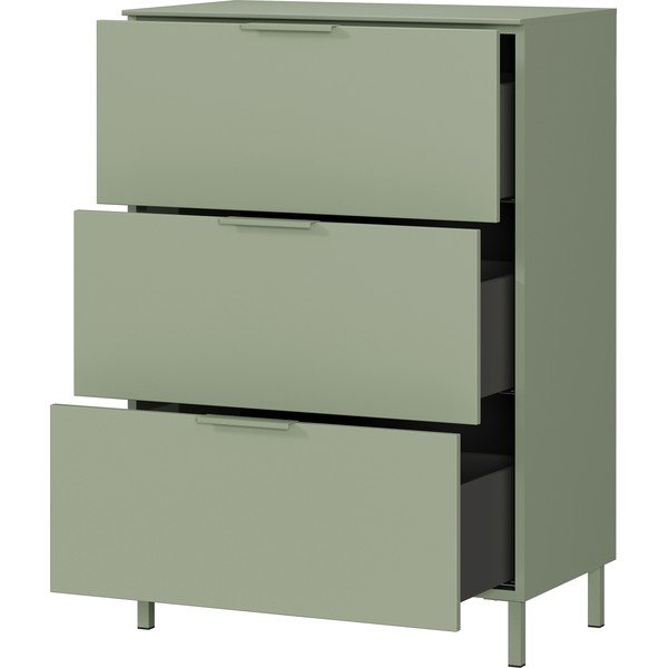 Zelena omarica v mat dekorju 68x98x40 cm Savoca – Germania-image-3