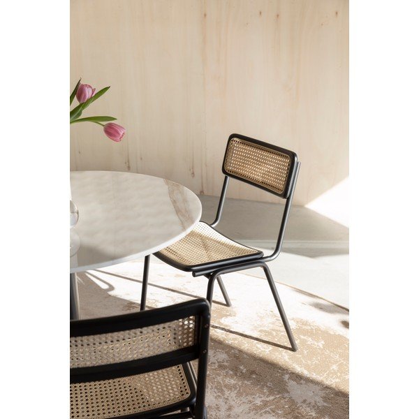 Jedilni stoli iz črnega ratana v kompletu 2 kos Jort - Zuiver-image-1