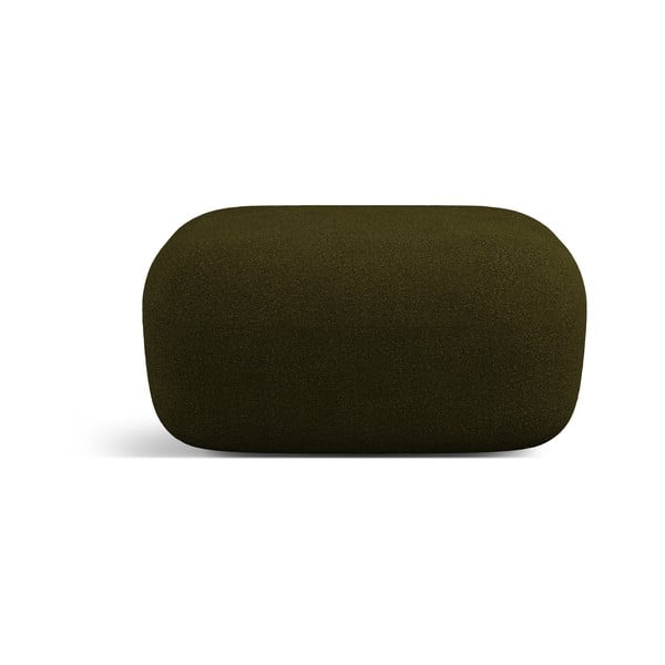 Zelen tabure iz tkanine bouclé Jenny – Micadoni Home