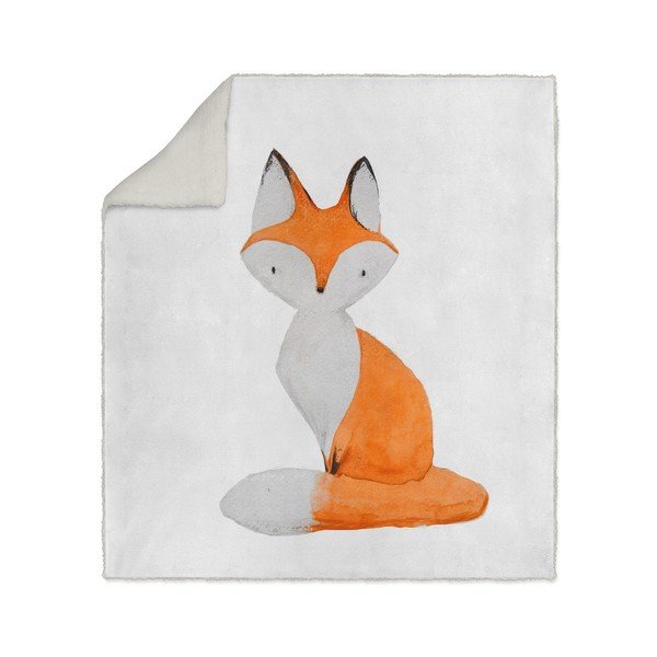 Otroška odeja OYO Kids Fox, 130 x 160 cm