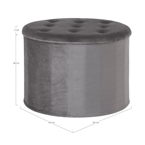Temno siv žametni stolček Turup - House Nordic-image-2