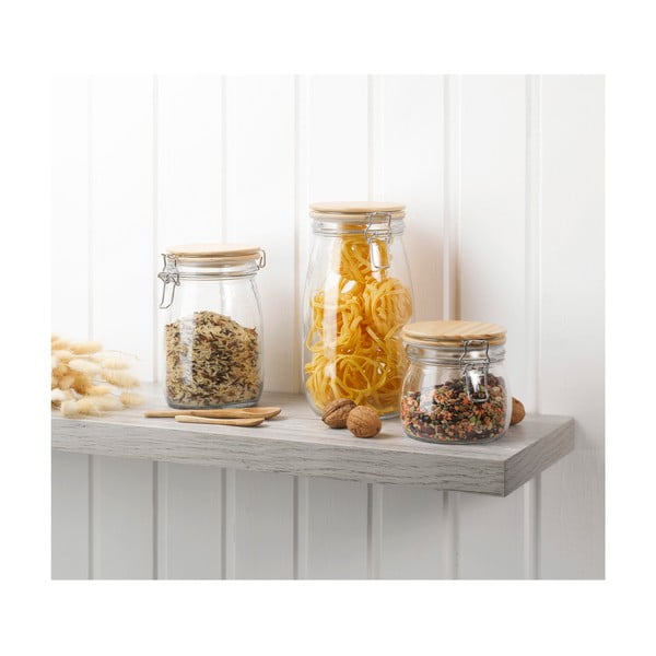 Steklena posoda za shranjevanje razsutih živil – Homéa-image-2