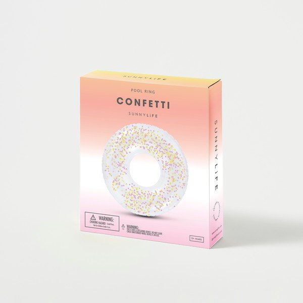 Napihljiv obroč Sunnylife Confetti, ø 110 cm-image-4