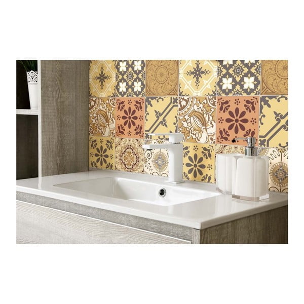 Komplet 9 nalepk Ambiance Cottage, 10 x 10 cm-image-3