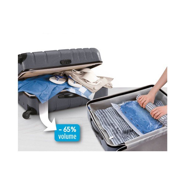 Komplet 2 potovalnih vakuumskih vrečk Domopak Travel-image-1