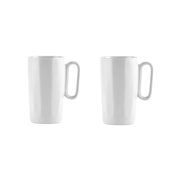 Bele lončene skodelice v kompletu 2 ks 330 ml Fuori – Vialli Design