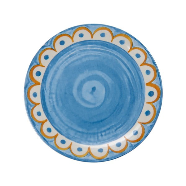 Svetlo modri porcelanasti krožniki v kompletu 6 ks ø 27 cm Tangeri blue – Villa Altachiara