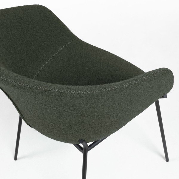 Zelen fotelj Kave Home Zadine-image-4