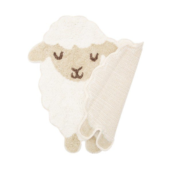 Otroška bombažna preproga White Sass & Belle Baa Baa Lamb, 56 x 60 cm-image-2