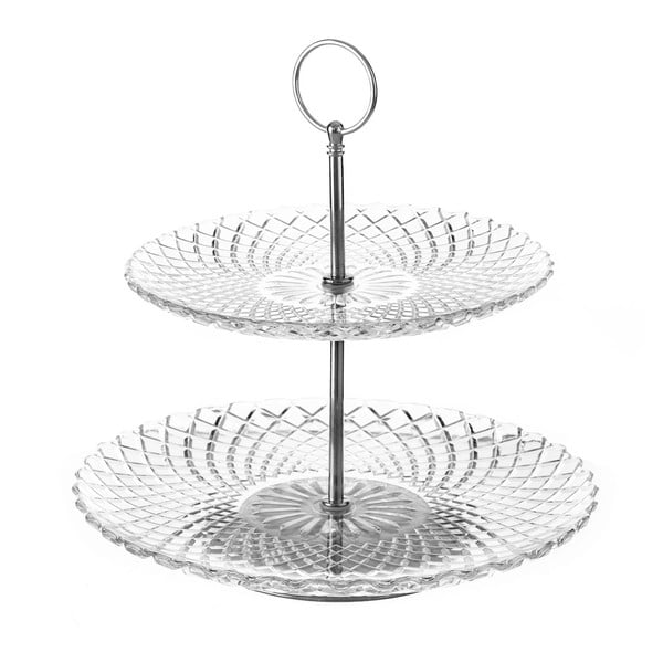 Steklen etažer Harlequin – Casa Selección