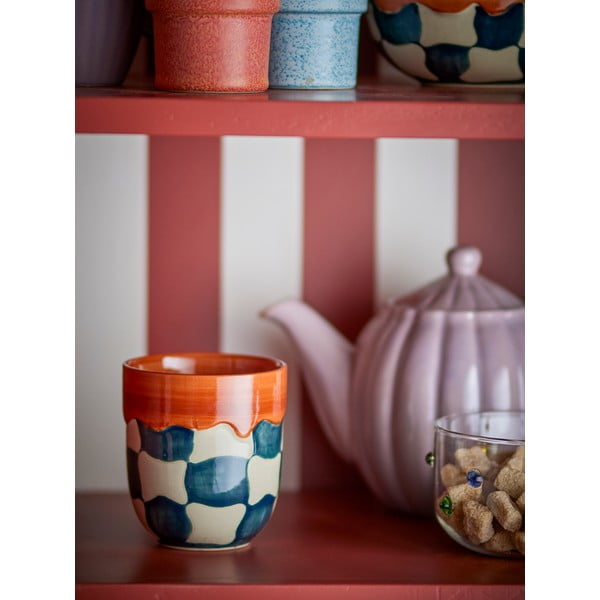 Skodelice v kompletu 4 ks iz kamenine 375 ml Check – Bloomingville-image-2