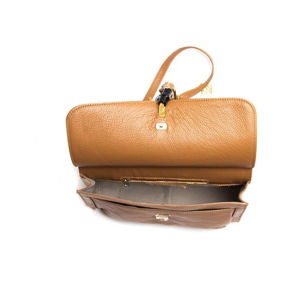 Usnjena torbica Isabella Rhea 1154 Cognac-image-3