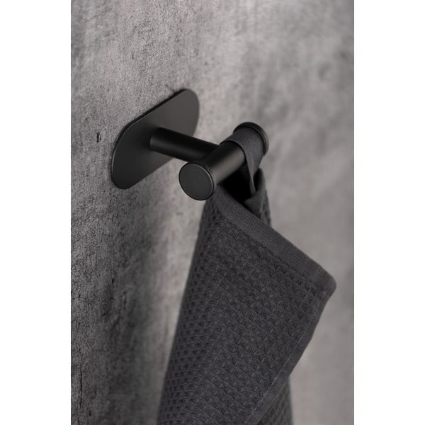 Črn obešalnik za brisače Wenko Orea-image-1