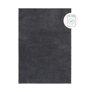 Temno siva pralna preproga iz recikliranih vlaken 200x290 cm Fluffy – Flair Rugs