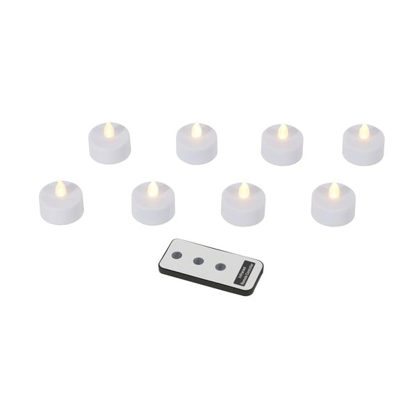 LED sveče v kompletu 8 ks (višina 4 cm) – Hilight