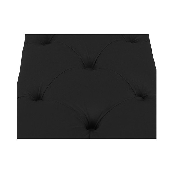 Črna otomanska miza za shranjevanje Kooko Home Manna, 47 x 180 cm-image-2