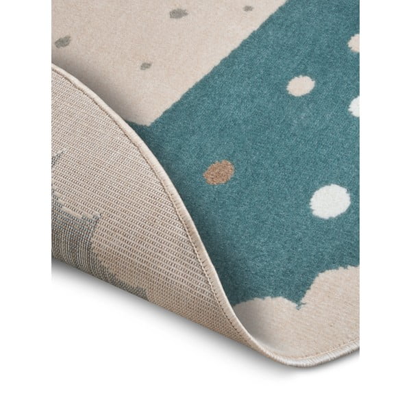 Modra otroška preproga ø 100 cm Crown – Hanse Home-image-3