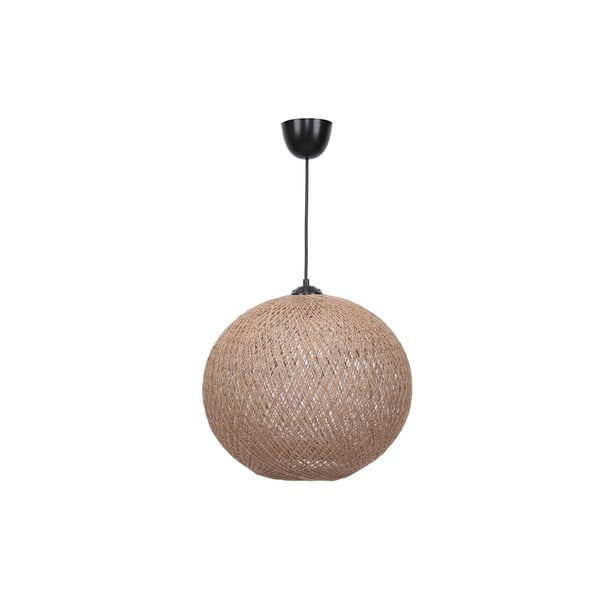 Bež viseča svetilka s senčilom iz jute ø 38 cm – Opviq lights