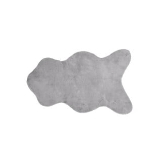 Siva preproga iz umetnega krzna Tiseco Home Studio Rabbit, 60 x 90 cm