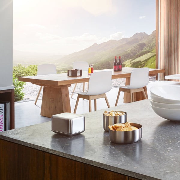 Posoda za maslo iz nerjavečega jekla Blomus Basic, 250 g masla-image-1