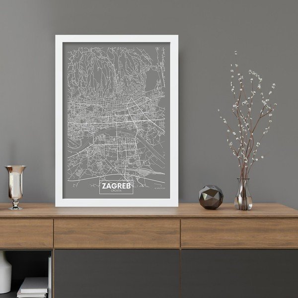 Slika 40x55 cm Zagreb – Wallity-image-1