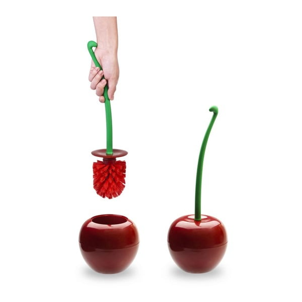 Toaletna ščetka Qualy&CO Cherry Brush-image-1