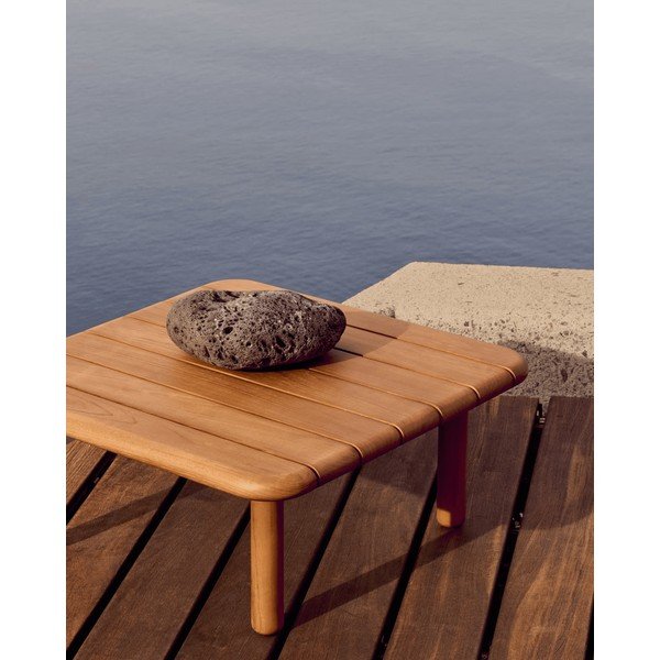 Vrtna miza iz tikovine 70x70 cm Turqueta - Kave Home-image-3