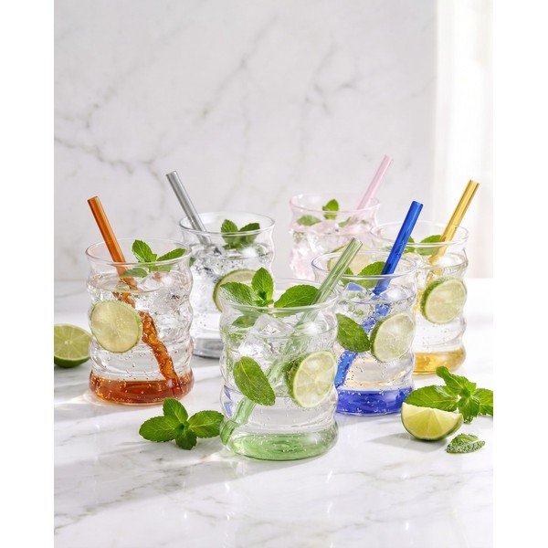Kozarci v kompletu 6 ks iz borosilikatnega stekla 350 ml Volo – Vialli Design-image-1
