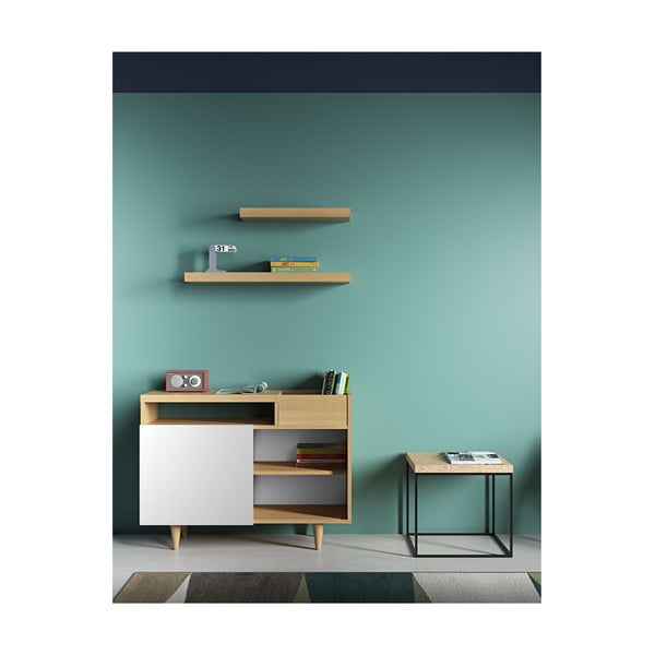 Svetlo rjava polica TemaHome Balda, širina 90 cm-image-4