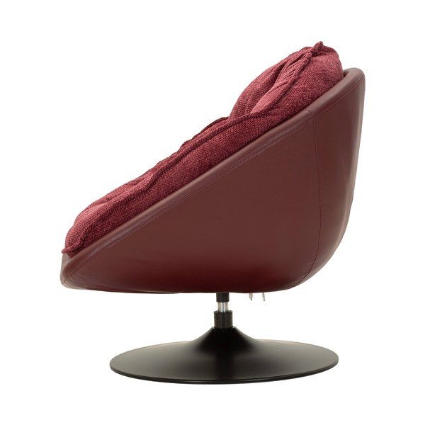 Bordo rdeč vrtljiv fotelj Retro Style – Mauro Ferretti-image-4