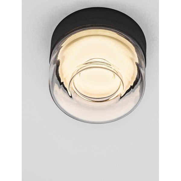 Mat črna aluminijasta LED stropna svetilka Doris – Nova Luce-image-1
