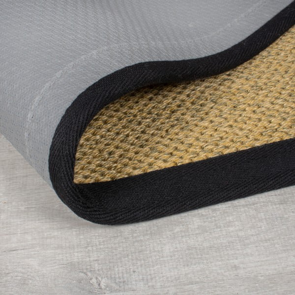 Črno-svetlo rjava notranja in zunanja preproga 120x170 cm Sisal Look – Flair Rugs-image-2