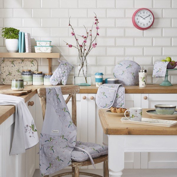 Bombažen predpasnik Hummingbirds – Cooksmart ®-image-1