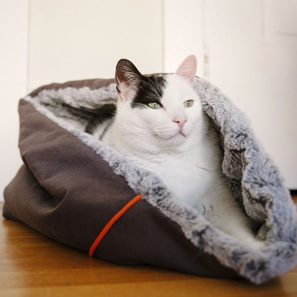 Siva podloga za hišne ljubljenčke ø 45 cm Snuggle Bed 3in1 Husky Grey L – P.L.A.Y.-image-3