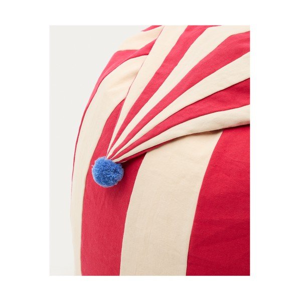 Rdeča/bež otroška vreča za sedenje Olvi – Kave Home-image-3