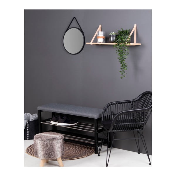 Stensko ogledalo ø 38 cm Trapani – House Nordic-image-3