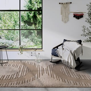 Bež preproga 80x120 cm Bartoux Beige – Elle Decoration