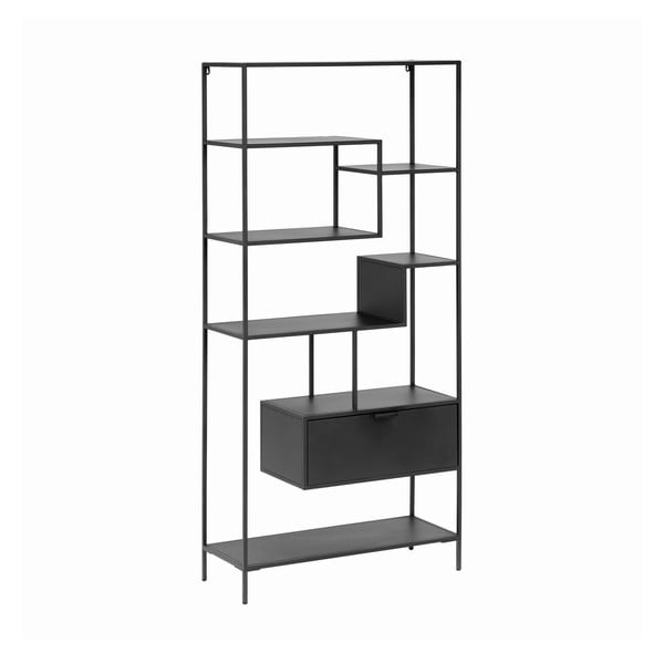 Črna knjižna omara Kave Home Shantay-image-2