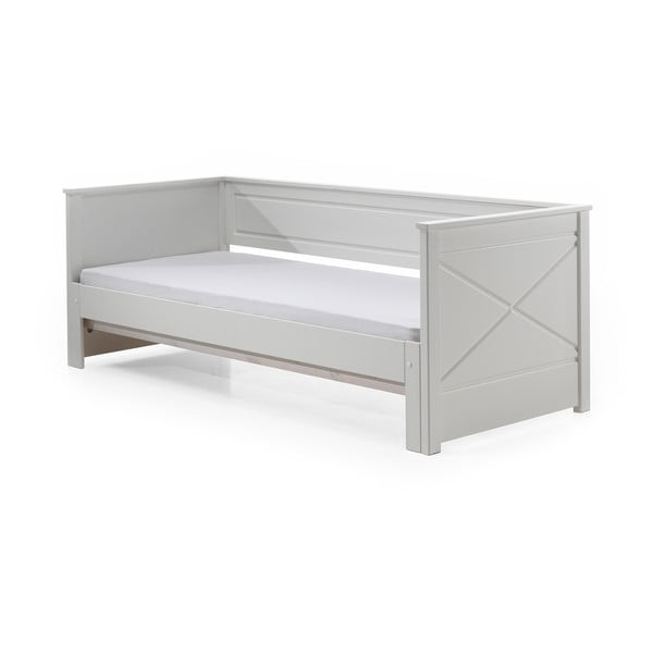Bela otroška postelja z dodatnim ležiščem 180x200/90x200 cm PINO – Vipack