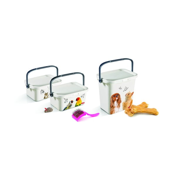 Bela večnamenska škatla s pokrovom Curver, 6 l-image-2