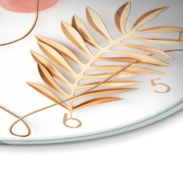 Steklena stenska ura ø 30 cm Feminine line - Styler-image-4