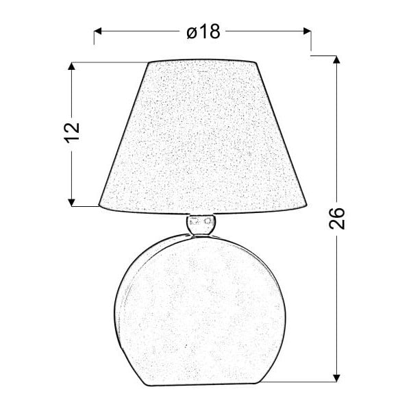 Rumena otroška namizna svetilka Ofelia – Candellux Lighting-image-1