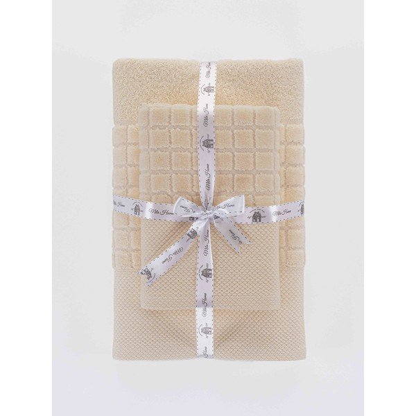 Beli frotirni bombažni komplet brisač 2 ks Square – Mila Home-image-3