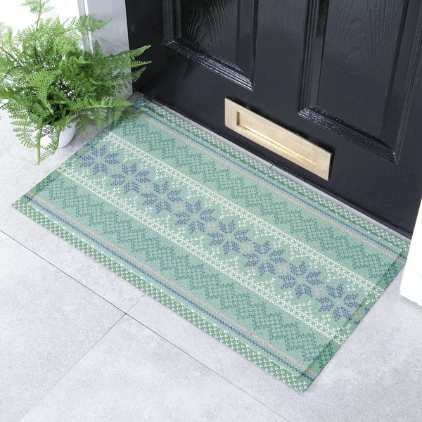 Predpražnik iz reciklirane plastike 40x70 cm Fair Isle  – Artsy Doormats-image-1