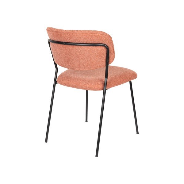 Rožnati jedilni stoli v kompletu 2 kos Jolien - White Label-image-4