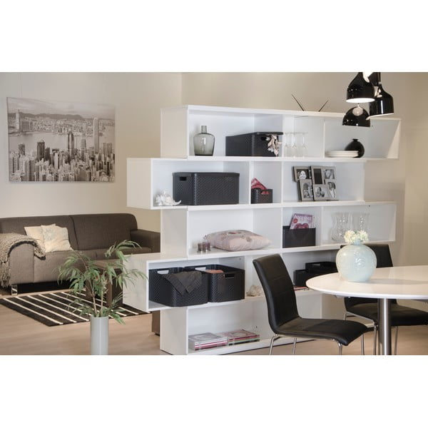 Temno rjava plastična škatla za shranjevanje s pokrovom 33x44,5x25 cm Style – Curver-image-1